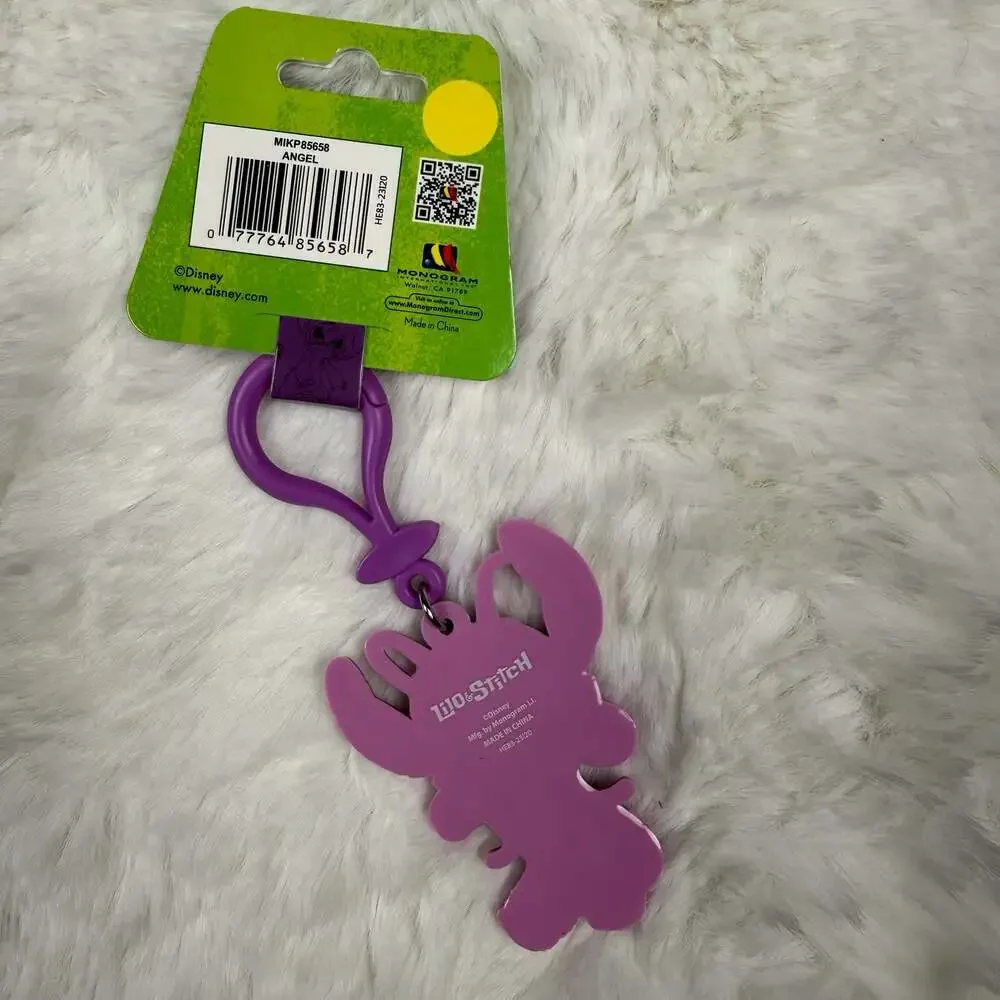 Disney Lilo & Stitch Angel Bag Clip Keychain
